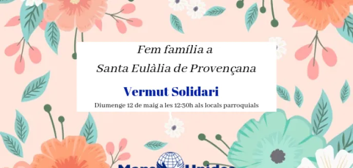 Vermut solidario a favor de los proyectos de Manos Unidas
