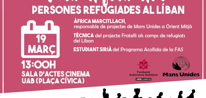 Aperitivo formativo: personas refugiadas en el Líbano
