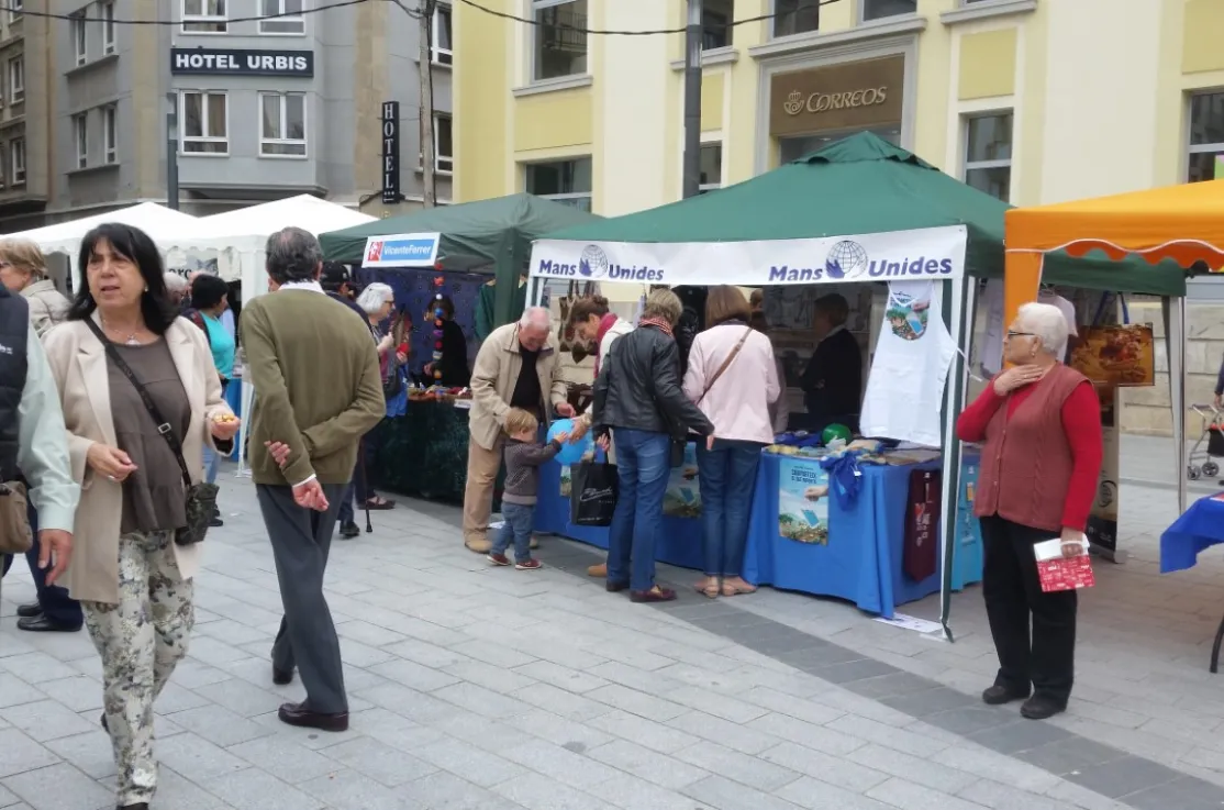 Participación de Manos Unidas en la Fiesta del Comercio Justo