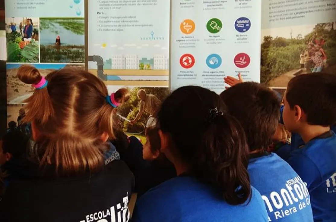Exposición en la Escuela Montoliu de La Riera de Gaià