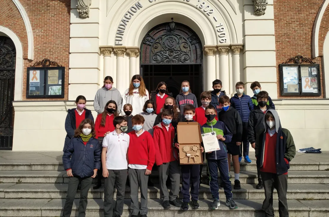 El Colegio Fundación Caldeiro de Madrid con el premio Clipmetrajes Manos Unidas 2020 