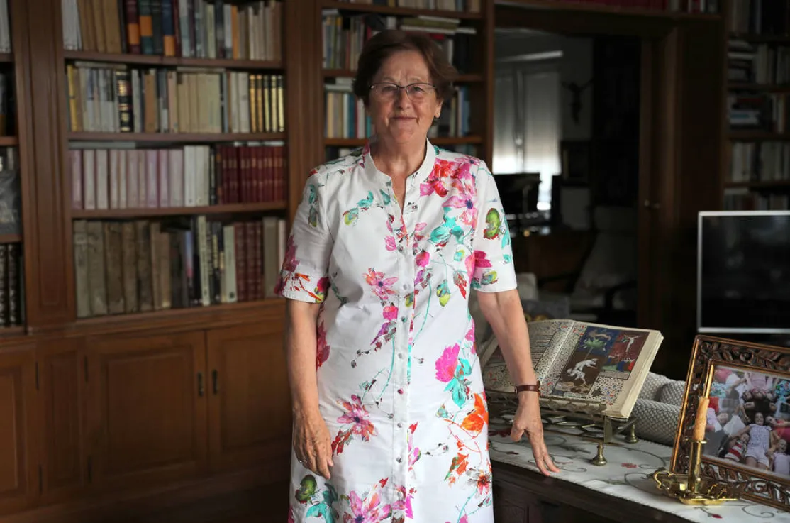 Amparo Castiella delegada saliente de Manos Unidas Pamplona