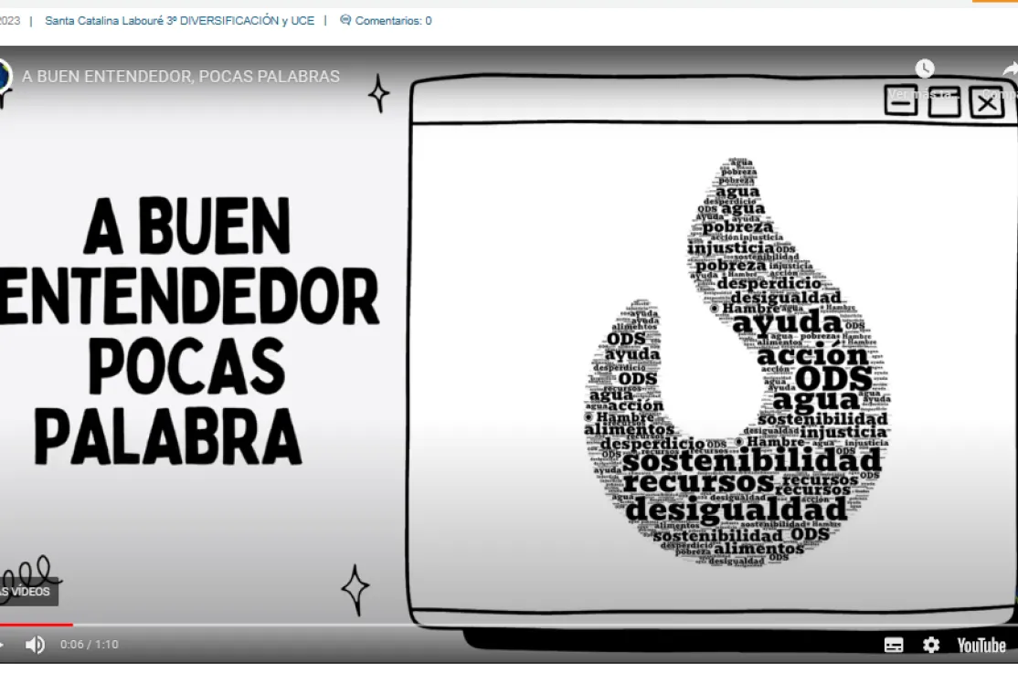 "A BUEN ENTENDEDOR POCAS PALABRAS" vídeo ganador de la final autonómica de NAVARRA del XIV Festival de Clipmetrajes de Manos Unidas