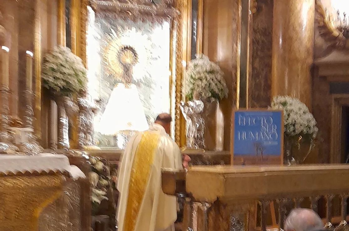 Presentación Campaña "El efecto ser humano" a la Virgen del Pilar