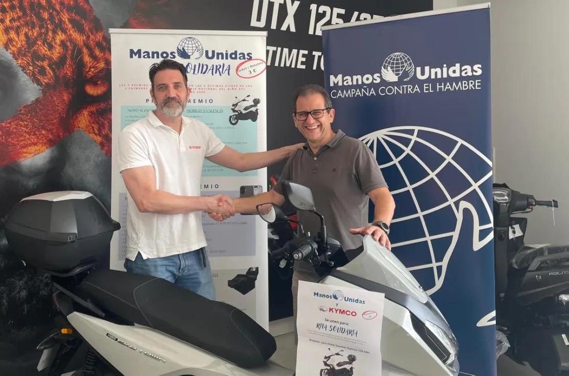 rifa solidaria scooter kymco 125 abs