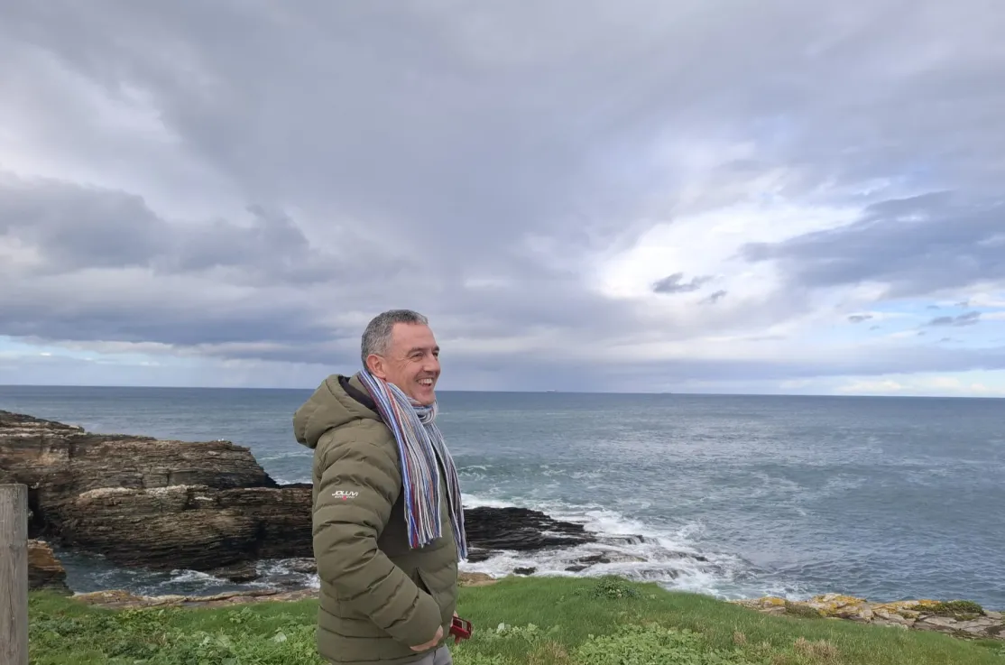 Jorge López visitando nuestra Diócesis