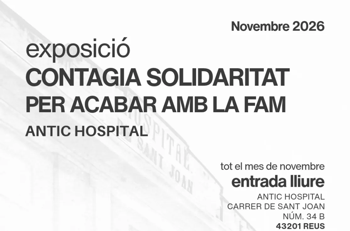 Cartell Contagia Solidaritat a Reus