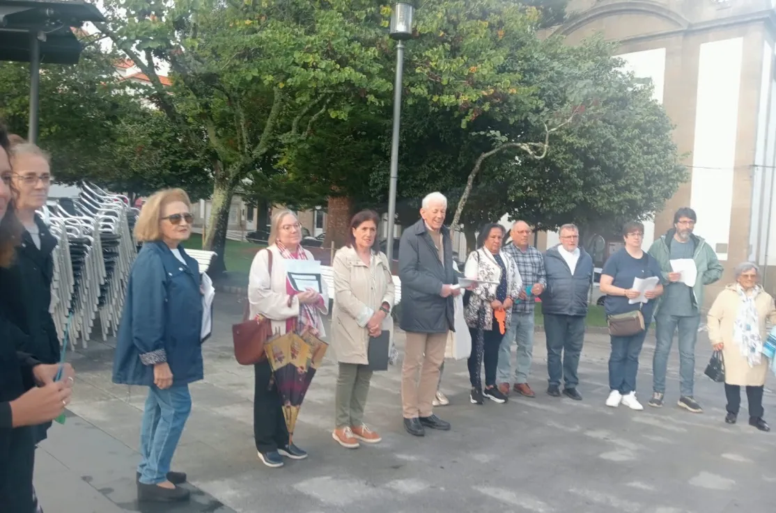 Acto de sensibilización en la Plaza Amboage