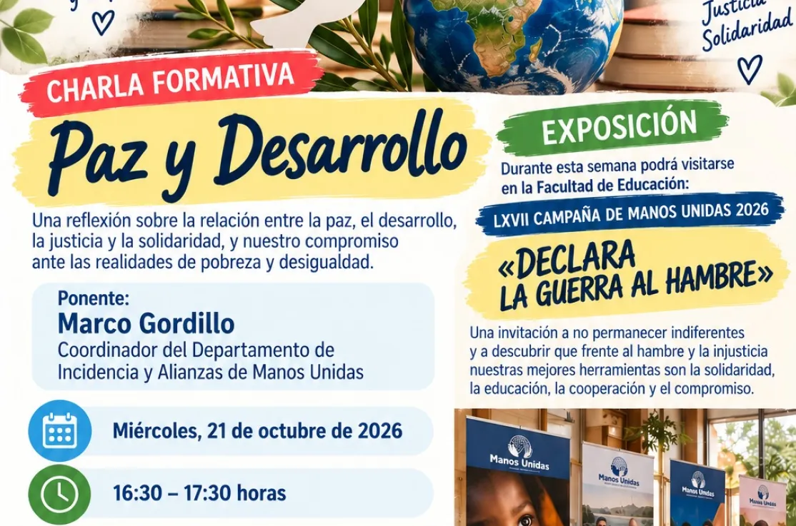 Cartel: PAZ Y DESARROLLO - III Semana de la Inclusión y la Solidaridad