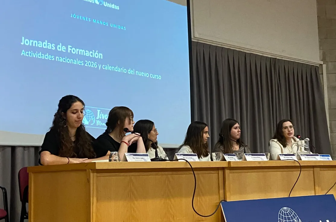 Marina, responsable de jóvenes en Murcia en las Jornadas de Formación de Manos Unidas