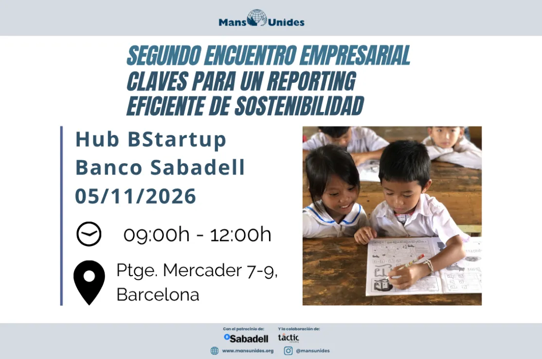 II Encuentro Empresarial de Manos Unidas Barcelona en el Hub BStartup Banco Sabadell de BCN