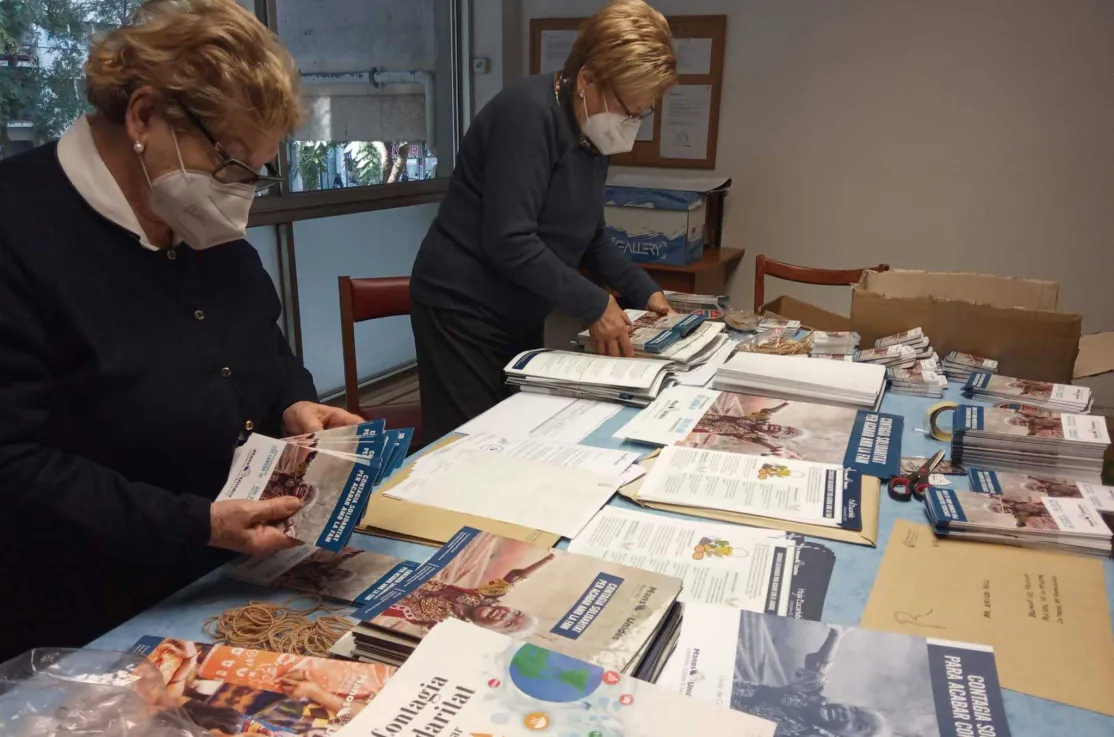 Preparación material próxima campaña