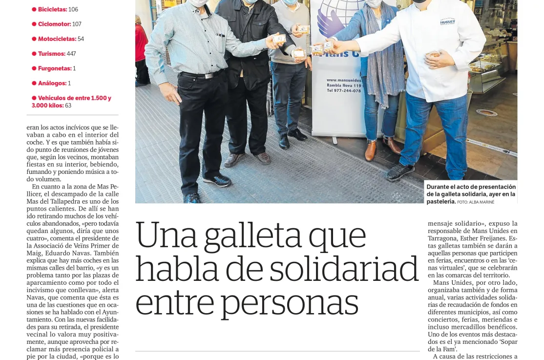 Presentación "Galleta Solidaria"