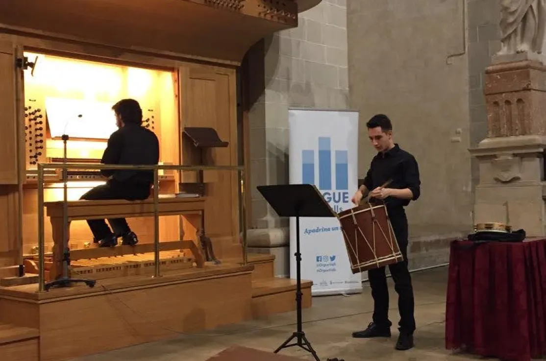 Concierto de órgano y percusión en Valls