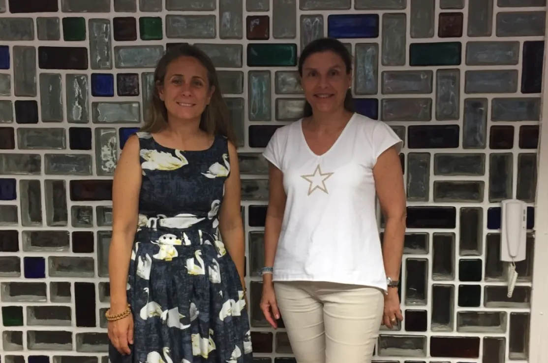 Visita de la responsable de comunicación y presencia pública