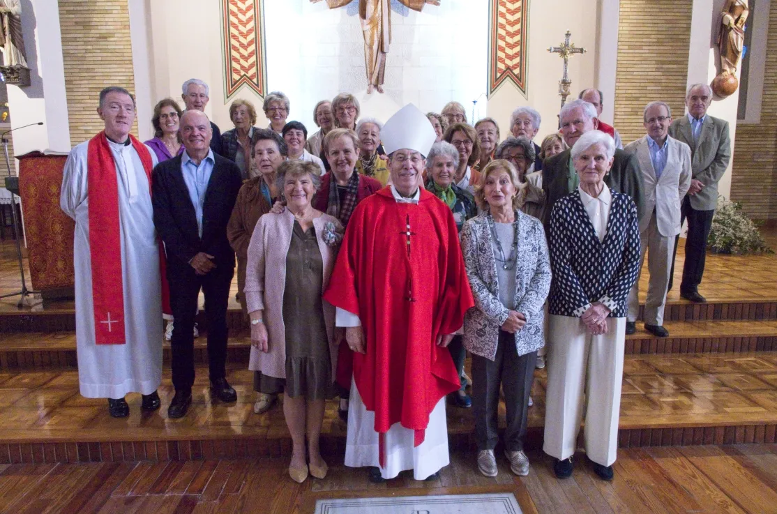 Inauguración del curso en Manos Unidas Pamplona con una misa presidida por D. Francisco Pérez