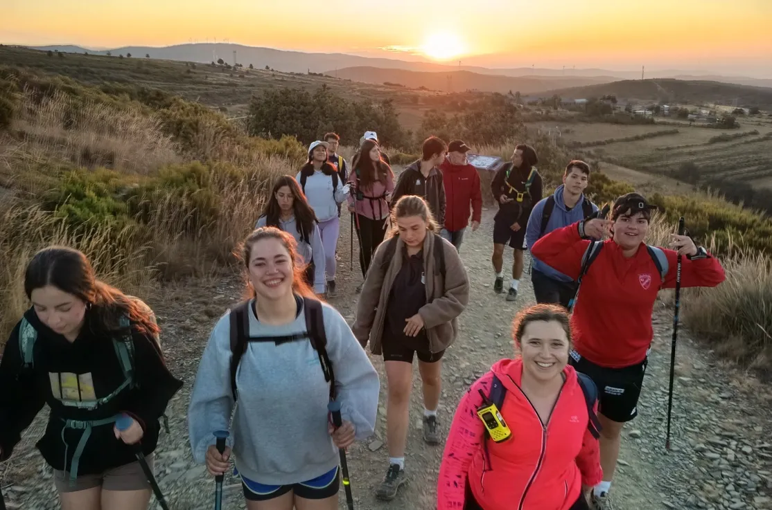 Jóvenes de Manos Unidas en el Camino de Santiago