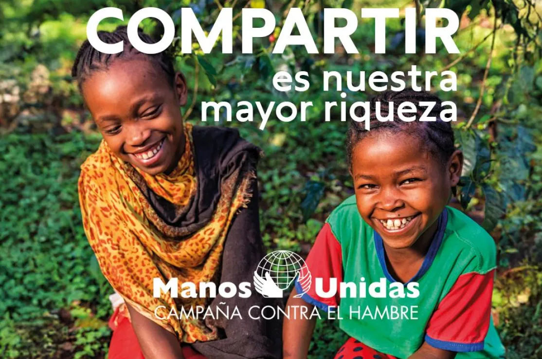 Cartel de la campaña 2025 de Manos Unidas