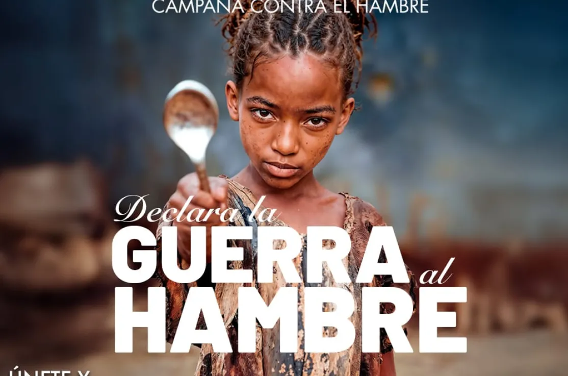 Cartel de la campaña 2026 de Manos Unidas