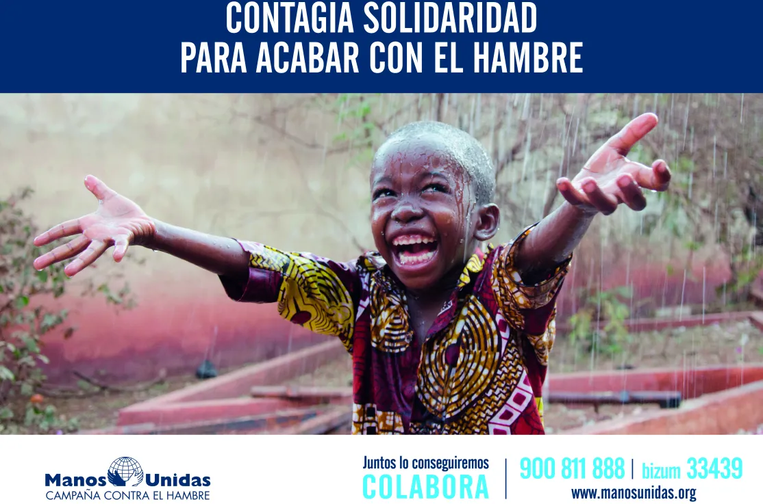 Cartel de la Campaña de Manos Unidas para 2021