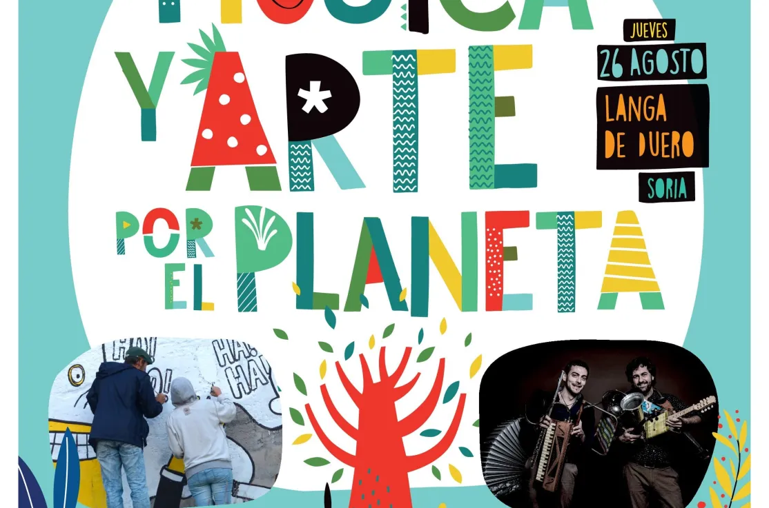 Música y Arte por el Planeta es una actividad de sensibilización y de reflexión sobre la importancia del cuidado de nuestro planeta, y cómo los modelos de vida afectan a todos, pero en especial a las familias que viven en los países en vías de desarrollo. Tendrá lugar en Langa de Duero este próximo jueves, día 26, en horario de mañana y de tarde. Está abierta al público en general. Con esta actividad Manos Unidas pretende acercar los Objetivos de Desarrollo Sostenible, en concreto sobre el objetivo número 1