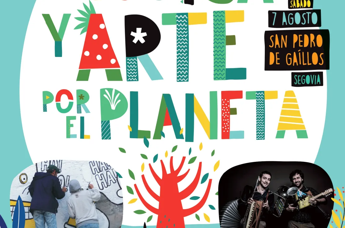 Música y arte por el planeta. Financiado por la Junta de Castilla y León. 