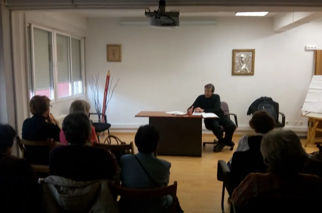Charla de Jose Juan Fresnillo sobre el Sinodo de la Amazonia en Manos Unidas Madrid 