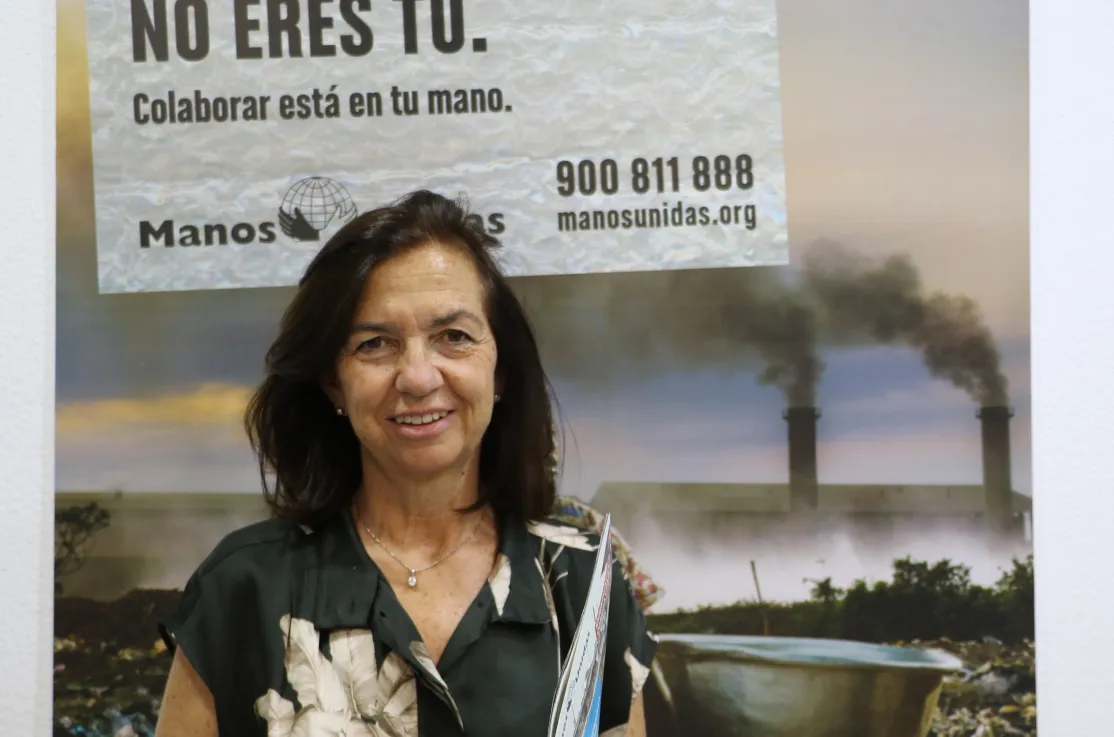 Clara Pardo Cartel campaña 61. Foto: Manos Unidas/Irene Hernández-San Juan