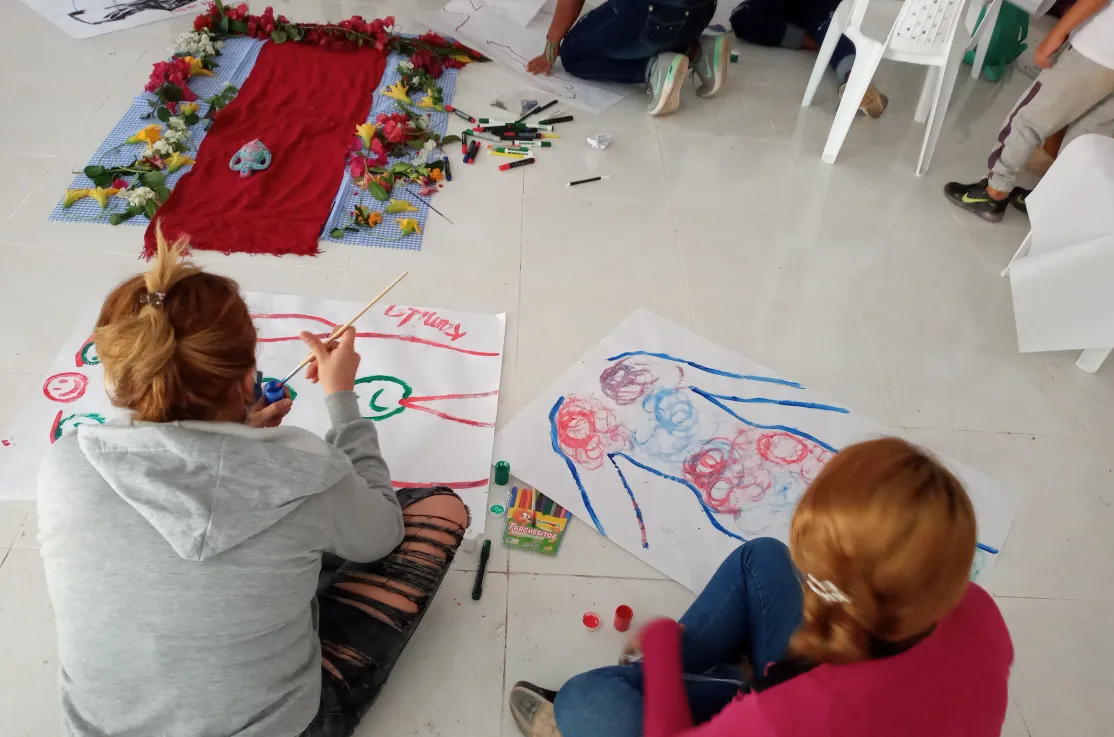 Mujeres víctimas de trata atendidas por el Servicio Jesuita a Refugiados en Colombia