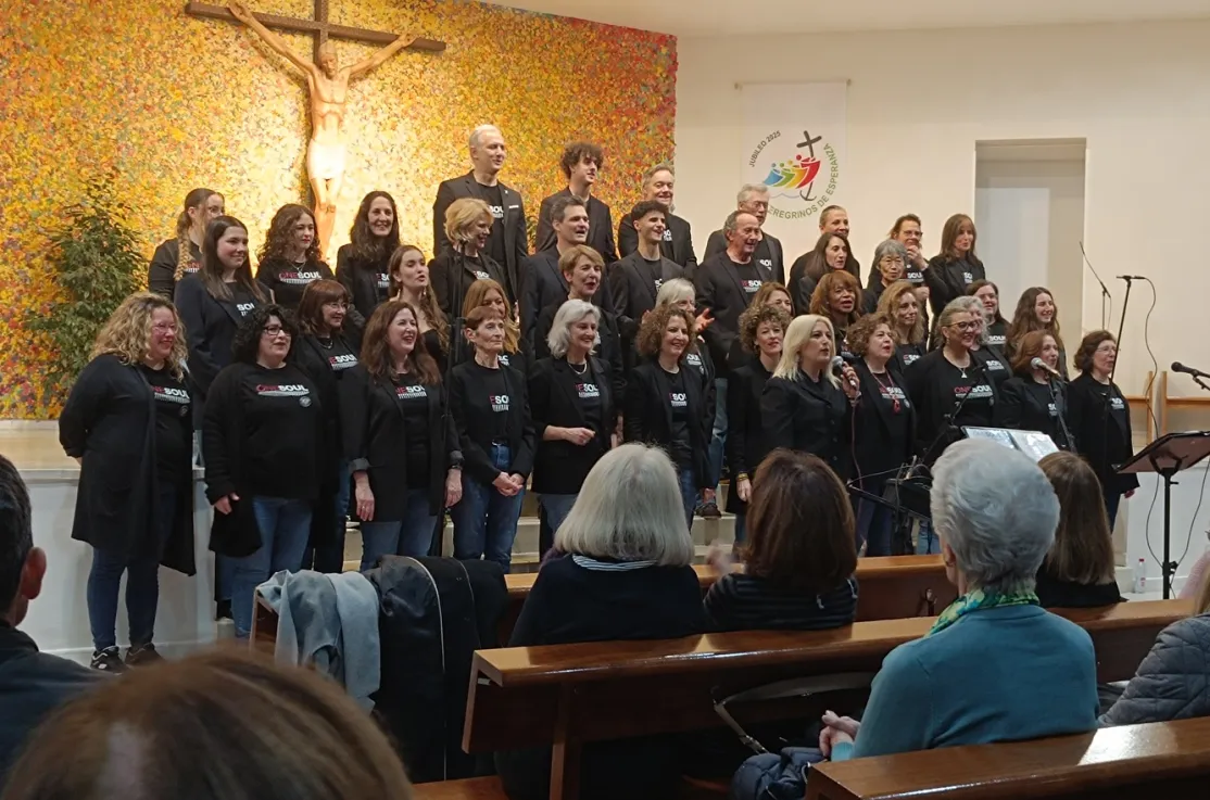 Concierto del grupo de Góspel OneSoul en la parroquia de Sta. María de Majadahonda 