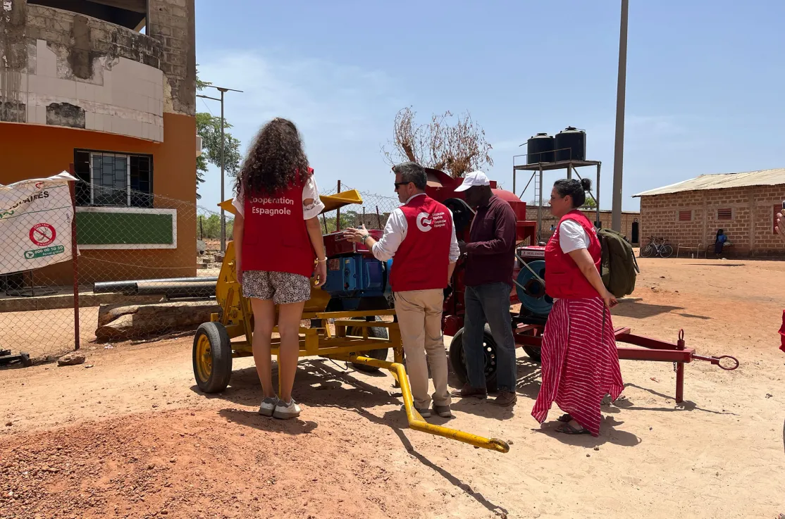 Visita de la agencia de cooperación a Bignona