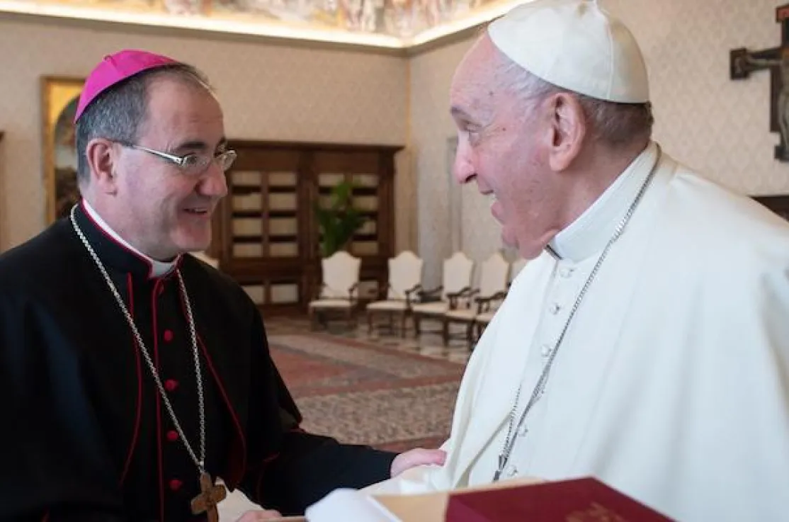 Manos Unidas ONG - Saludo del Papa a Monseñor Santos Montoya