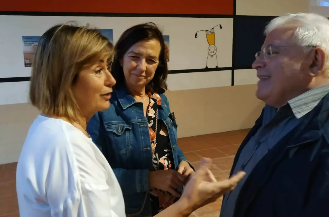 La Cena del Hambre de Denia contó con la visita de Manos Unidas, Clara Pardo. 