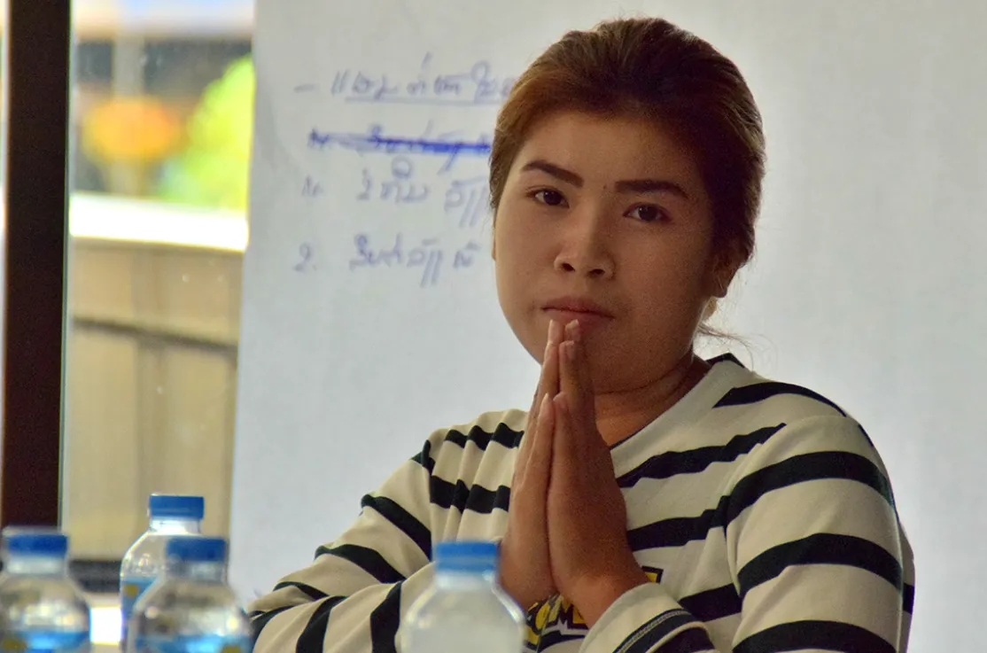 Formación de mujeres contra la trata en Champassak (Laos). Foto de Manos Unidas