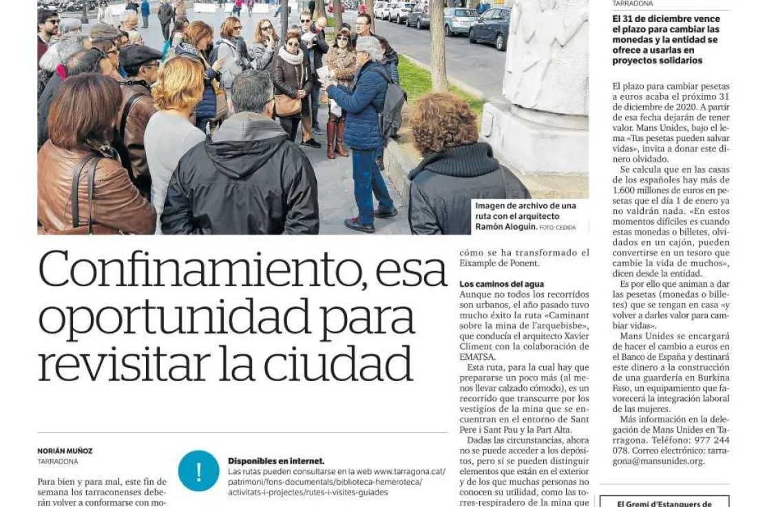 Nuestro agradecimiento a Diari de Tarragona y Més Tarragona