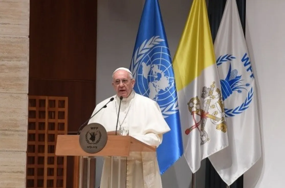 El Papa al PMA: “Necesitamos héroes que pongan el acento en el rostro del que sufre”