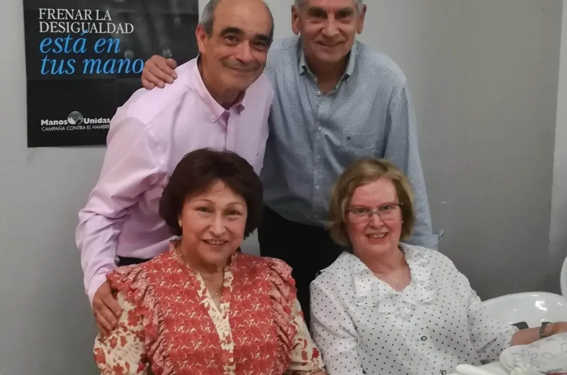 Pedro Fernández, Pedro Luengo, Pepita Blasco y Trinidad Grau. 