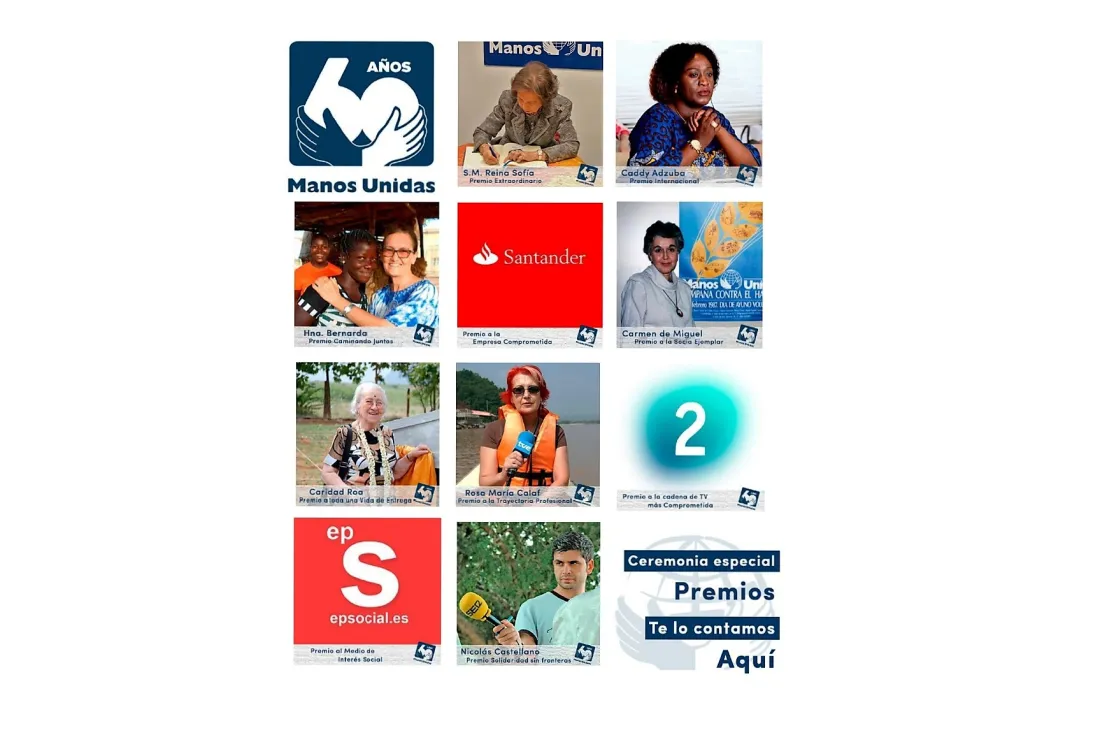 Premios manos Unidas 60 aniversario