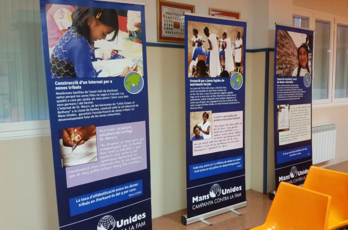Exposición en Colegio El Carme de Tarragona