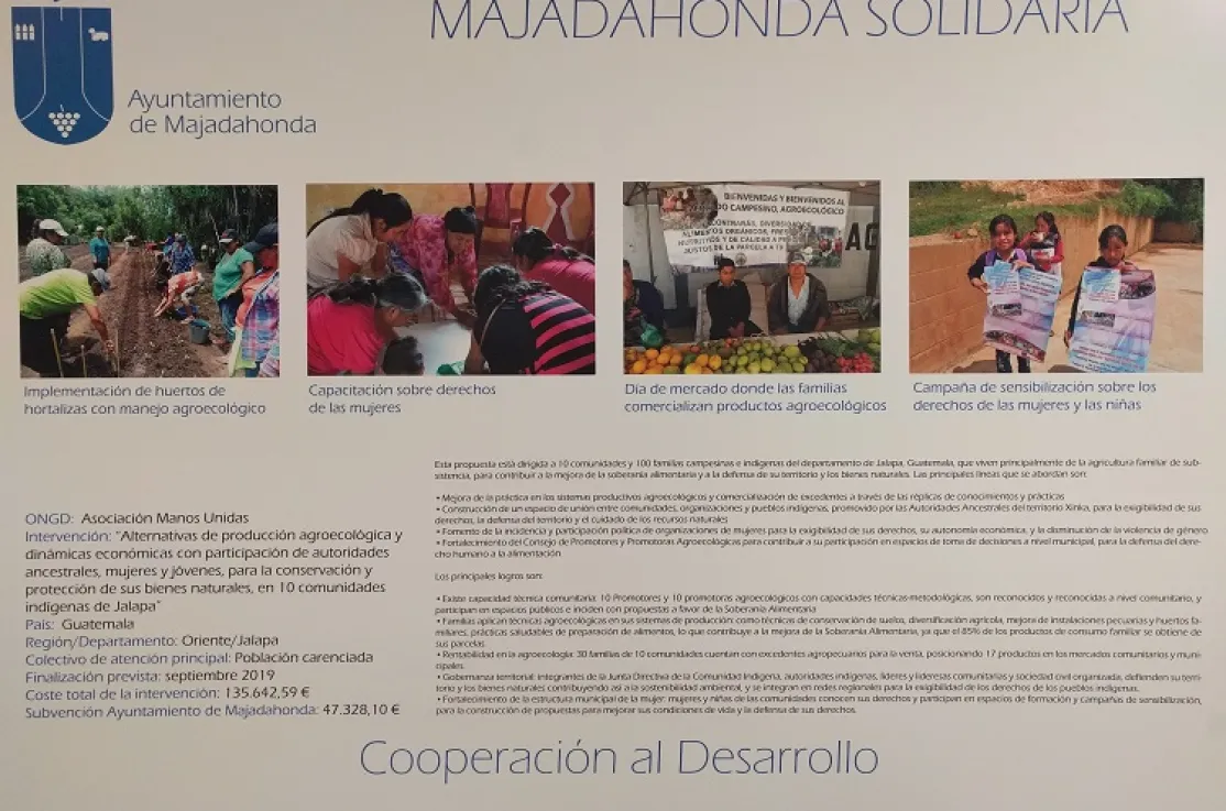 Exposición de proyectos subvencionados 2018 por Majadahonda