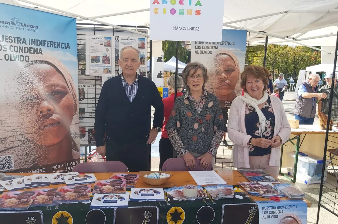 Manos Unidas en la Feria de las Asociaciones de Alcobendas 2022