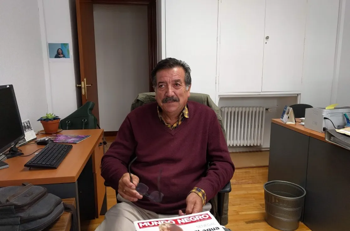 Fernando, voluntario de Manos Unidas en Colmenarejo (Madrid)