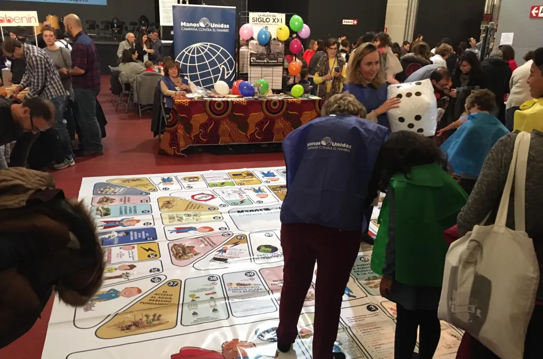 Manos Unidas en la fiesta de los derechos de la infancia en Alcobendas 2019