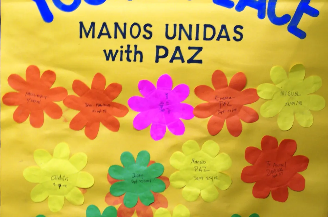 Paz en Filipinas. Foto:Manos Unidas/Javier Mármol