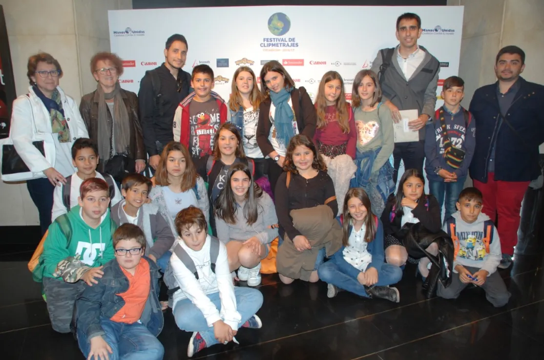 Acto Final Nacional de la VIII edición del Festival de Clipmetrajes de Manos Unidas en Madrid