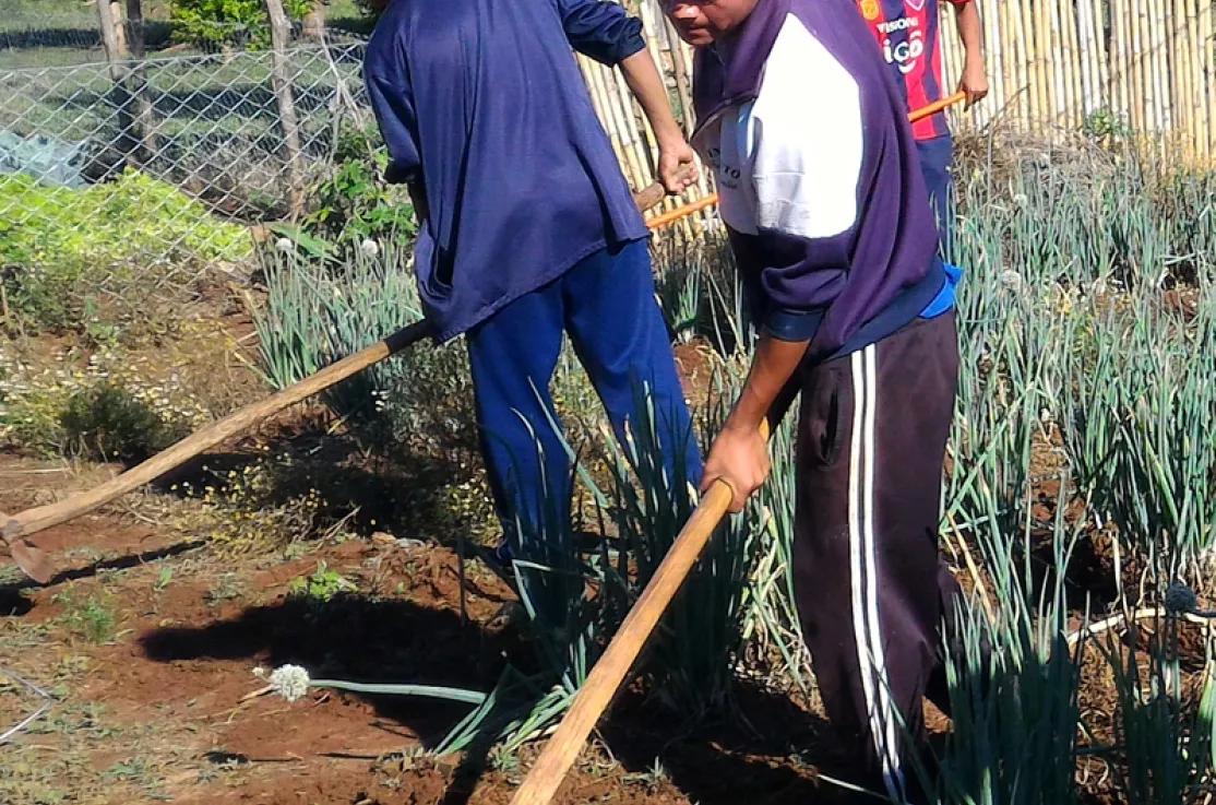 Millones de personas viven de la agricultura. En la imagen idígenas Mbyes Guaraníes en Paso Yobái-Paraguay. Foto Marta Isabel González-Manos Unidas