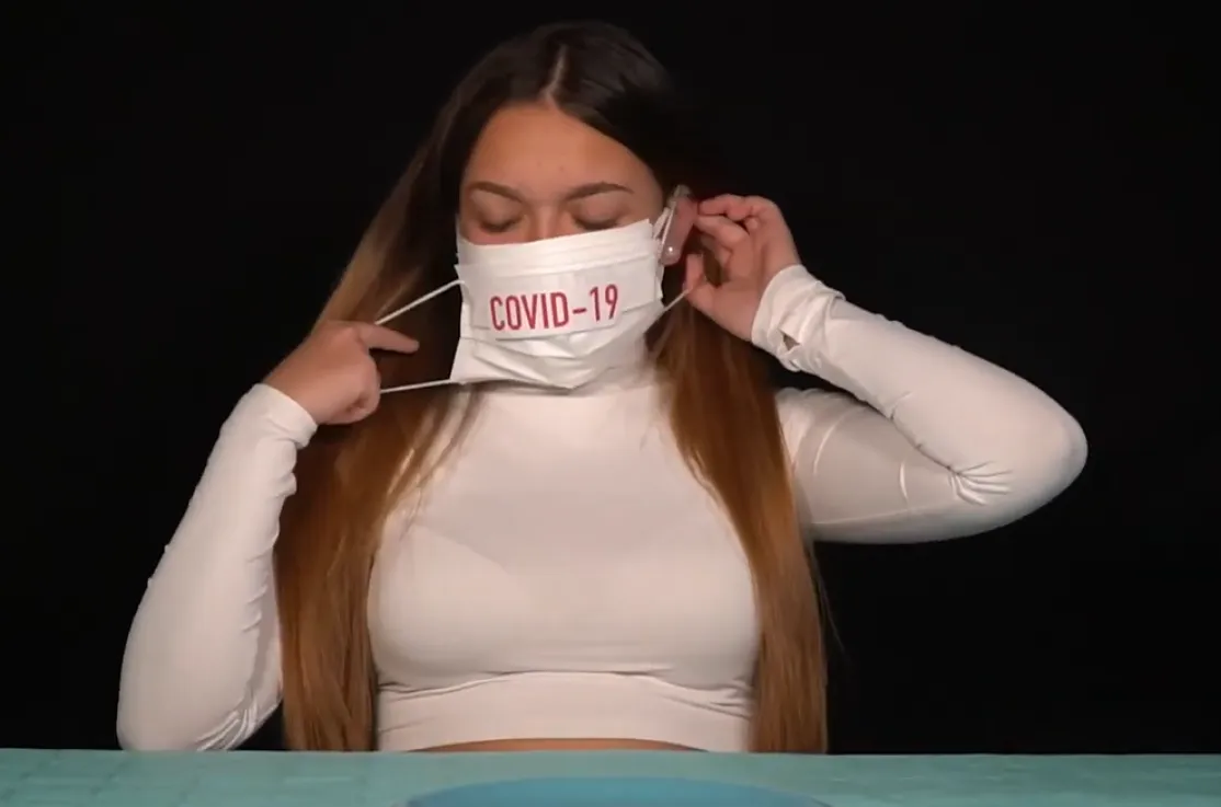 Fotograma del vídeo ganador de la etapa de Secundaria "Vuelve la normalidad"