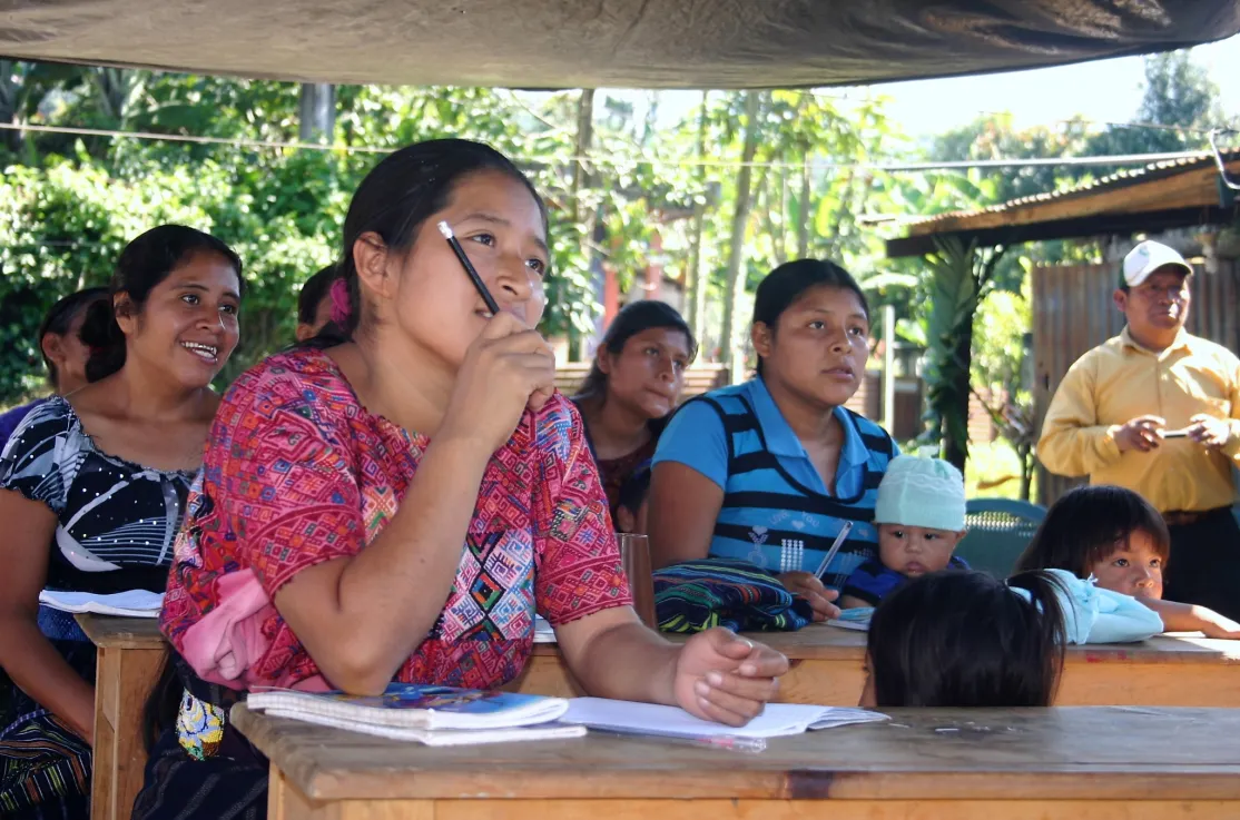 Alfabetización de las mujeres en Guatemala