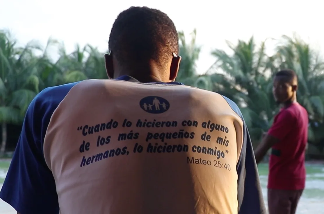 Trabajador de Nuestros Pequeños Hermanos, socio local de Manos Unidas en Haití. 