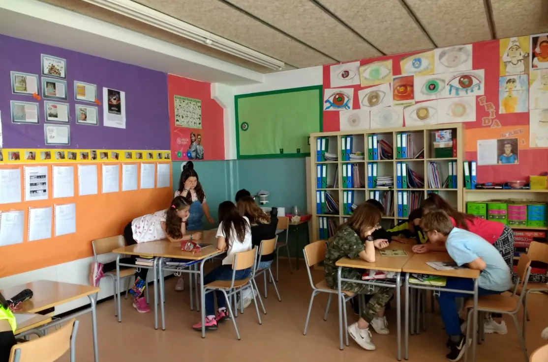 Realizamos un taller en el colegio Collserola
